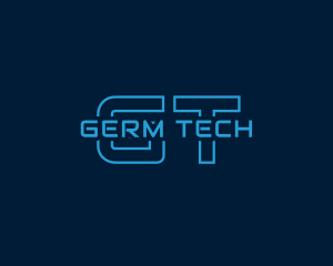 Neon Cyber Tech logo design