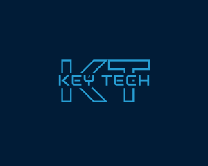 Neon Cyber Tech logo design