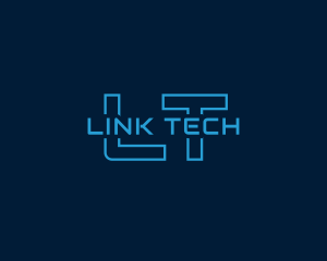 Neon Cyber Tech logo design