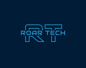 Neon Cyber Tech logo design