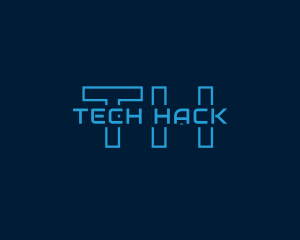 Neon Cyber Tech logo design