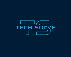 Neon Cyber Tech logo design