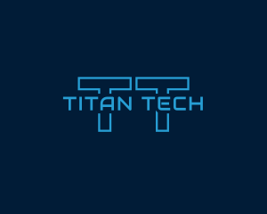 Neon Cyber Tech logo design