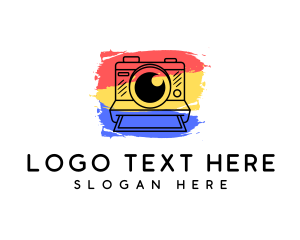 Sketch - Artistic Polaroid Camera logo design