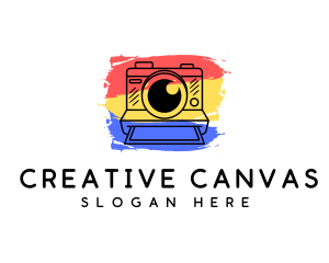 Artist - Artistic Polaroid Camera logo design