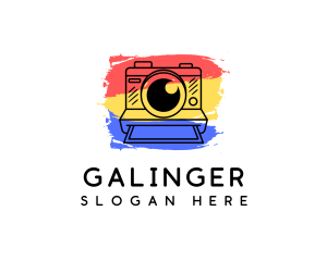 Artist - Artistic Polaroid Camera logo design