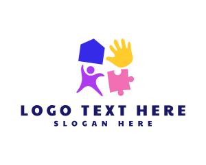 Learning - Homeschool Nursery Daycare logo design