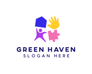 Homeschool Nursery Daycare logo design