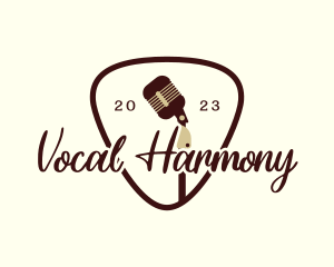Voice - Music Vocalist Microphone logo design