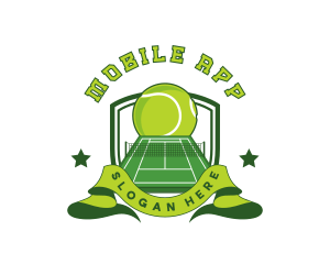Mesh - Tennis Sports Tournament logo design