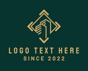 Leasing - Building Construction Property logo design