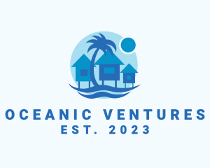 Beach Vacation House logo design