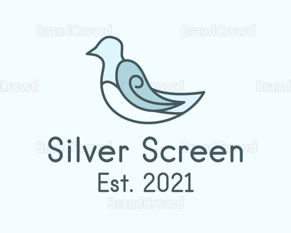Aviary Dove Bird Logo