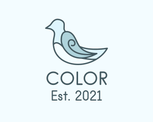Passerine - Aviary Dove Bird logo design