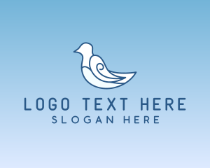 Plaza - Aviary Dove Bird logo design