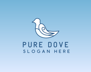 Aviary Dove Bird logo design