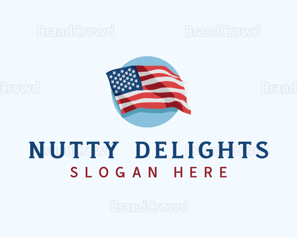 American Flag Veteran Logo