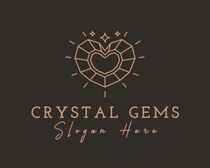 Precious Heart Gem logo design