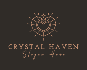 Precious Heart Gem logo design