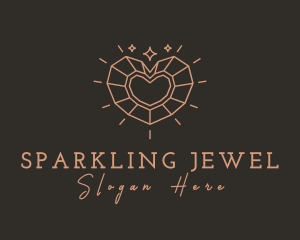 Precious Heart Gem logo design