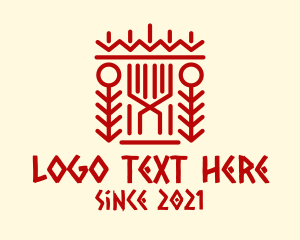 Aztec-culture - Aztec Arrow Pattern logo design