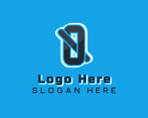 Video - Digital Letter Q logo design