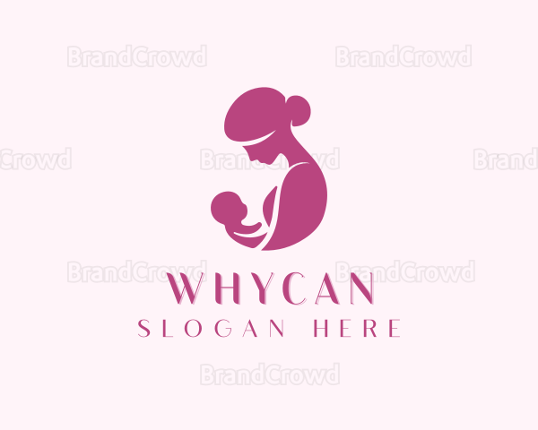 Infant Mother Pediatrician Logo