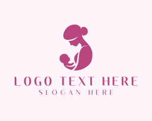 Parenting - Infant Mother Pediatrician logo design