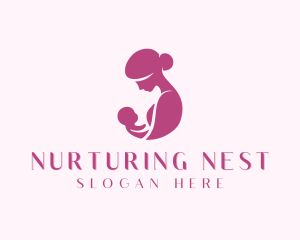 Infant Mother Pediatrician logo design