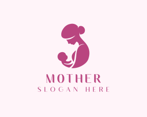 Infant Mother Pediatrician logo design