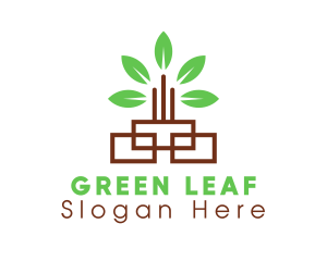 Green Leaf Tower logo design