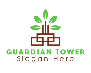 Green Leaf Tower logo design