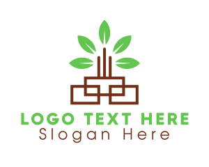 Green Leaf Tower logo design