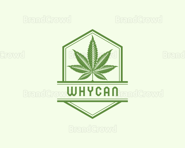 Weed Cannabis Leaf Logo