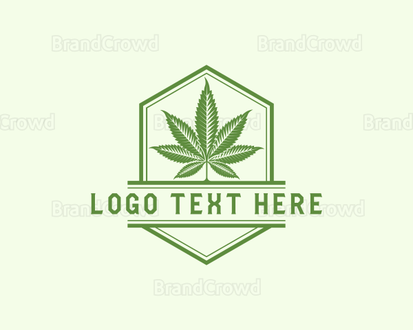 Weed Cannabis Leaf Logo