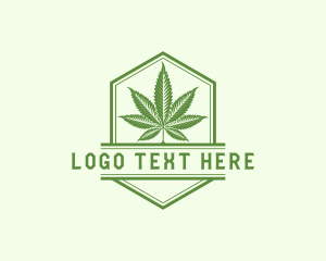 Plantation - Weed Cannabis Leaf logo design