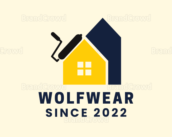 House Painting Renovation Logo