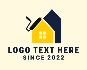 Remodeling - House Painting Renovation logo design