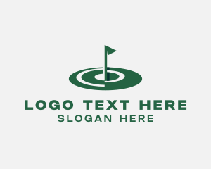 Golf Competition Tournament Logo