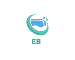 Crescent - Pixel VR Headset logo design