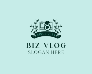 Vlog Camera Photography logo design