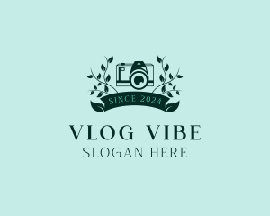 Vlog Camera Photography logo design