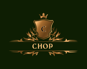 Royalty Crest Shield Logo