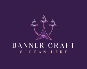 Candle Decor Lighting logo design