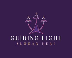 Candle Decor Lighting logo design