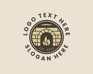Flaming - Fire Oven Cooking logo design