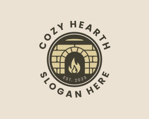 Fireplace - Fire Oven Cooking logo design