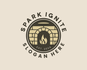 Fire Oven Cooking logo design