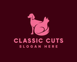 Canine Feline Pets logo design