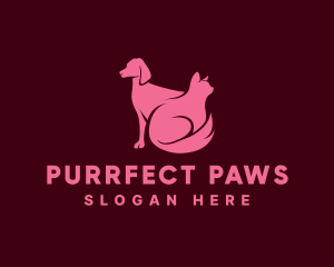 Canine Feline Pets logo design